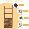 imageVINGLI 657quot H 2 Drawer File Cabinet with Lock FreestandingRolling File Cabinets for Home Office Wood File Cabinet with Shelves Compatible with Both Letter and Legal Size Folders Rustic BrownRustic Brown