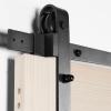 imageVINGLI Barn Door 55ft Sliding Barn Door Hardware Kit ampampHandles Include with Solid Wood Double Surfaces Easy DIY Assemble UserFriendly 30in X 84in30  84