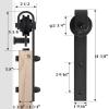 imageVINGLI Barn Door 55ft Sliding Barn Door Hardware Kit ampampHandles Include with Solid Wood Double Surfaces Easy DIY Assemble UserFriendly 30in X 84in30  84
