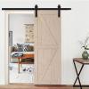 imageVINGLI Barn Door Solid Wood Double Surfaces Easy DIY Assemble 30in x 84in