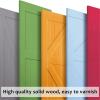 imageVINGLI Barn Door Solid Wood Double Surfaces Easy DIY Assemble 36in x 84in
