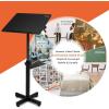 imageVINGLI Classic Lectern Podium Stand Height Adjustable Church Classroom Lecture Portable Presentation Concert Podium MultiFunction Reading or Laptop Desk with Edge Stopper Black