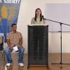 imageVINGLI Mobile Stand Up Lectern Podium with Wheels Portable Speech Teach Platform wPegboard for Classroom Church or Ceremony MultiFunction Reading or Laptop Desk Table