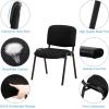 imageVINGLI Waiting Room Chairs 5Pack PU Church Conference Stackable Office Guest Chairs ampamp Reception Stacking Chair for Meeting Room Office Lobby SimpleampampSpaceSavingFabric Meshblack