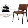 imageVINGLI Waiting Room Chairs 5Pack PU Church Conference Stackable Office Guest Chairs ampamp Reception Stacking Chair for Meeting Room Office Lobby SimpleampampSpaceSavingPurustic