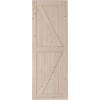 imageVINGLI Barn Door Solid Wood Double Surfaces Easy DIY Assemble 30in x 84in