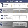imageVINGLI 10x20 ft Pop Up Canopy Tent with 6 Sidewalls Canopy 10x20 with Carry Bag Outdoor Gazebo Canopy Tent Camping Tent Patio Event Tent Outdoor Canopy Commercial CanopyBlackWhite