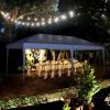 imageVINGLI 10x20 ft Pop Up Canopy Tent with 6 Sidewalls Canopy 10x20 with Carry Bag Outdoor Gazebo Canopy Tent Camping Tent Patio Event Tent Outdoor Canopy Commercial CanopyBlackBlue
