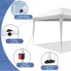 imageVINGLI 10x20 ft Pop Up Canopy Tent with 6 Sidewalls Canopy 10x20 with Carry Bag Outdoor Gazebo Canopy Tent Camping Tent Patio Event Tent Outdoor Canopy Commercial CanopyBlackWhite