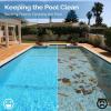 imageVINGLI 12Mil Solar Pool Cover 16x32FT Rectangle Solar Blanket for Inground Pool and AboveGround Swimming Pool Blue 16 x 32Blue