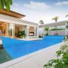 imageVINGLI 12Mil Solar Pool Cover 16x32FT Rectangle Solar Blanket for Inground Pool and AboveGround Swimming Pool Blue 16 x 32Blue