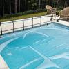 imageVINGLI 12Mil Solar Pool Cover 16x32FT Rectangle Solar Blanket for Inground Pool and AboveGround Swimming Pool Blue 16 x 32Clear