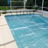 imageVINGLI 12Mil Solar Pool Cover 16x32FT Rectangle Solar Blanket for Inground Pool and AboveGround Swimming Pool Blue 16 x 32Clear