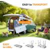 imageVINGLI 4 Foot Party Ice Cooler Folding Table Portable Tailgate Camp Fishing Cleaning Plastic with Matching Skirt Ice Table for Party BBQ Camping PicnicWhite