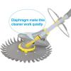 imageVINGLI Automatic Pool Vacuum Cleaner Swimming Pool Vacuum with Additional Hoses ampamp Diaphragms GreyGray