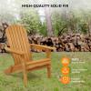 imageVINGLI Folding Adirondack Chairs Set of 4 Clearance Weather ResistantLawn Cheap Fire Pit Highwood Lounge ChairsPatio Furniture Sets for Campfire Bonfire1 Piece