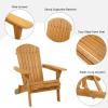 imageVINGLI Folding Adirondack Chairs Set of 4 Clearance Weather ResistantLawn Cheap Fire Pit Highwood Lounge ChairsPatio Furniture Sets for Campfire Bonfire3 Pieces