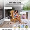 imageVINGLI Folding Adirondack Chairs Set of 4 Clearance Weather ResistantLawn Cheap Fire Pit Highwood Lounge ChairsPatio Furniture Sets for Campfire Bonfire4 Pieces