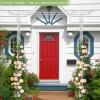 imageVINGLI Garden Arbor Arch Archway for Wedding Ceremony Party Steel Garden Trellis for Plant Climbing Christmas Decorations Pergola for Backyard Lawn BlackWhite