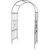 imageVINGLI Garden Arbor Arch Walkway for Wedding Ceremony Party Christmas Garden Decorations Steel Garden Trellis for Plant Climbing Pergola for Garden Backyard Lawn Bench Dome