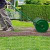 imageVINGLI Lawn Roller Water Filled Pull Behind 20inch Garden Drum Roller PushTow Behind WaterSand Filled Roller for Garden Lawn Backyard 24 inch GreenGreen