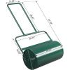 imageVINGLI Lawn Roller Water Filled Pull Behind 20inch Garden Drum Roller PushTow Behind WaterSand Filled Roller for Garden Lawn Backyard 24 inch GreenGreen