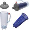 imageVINGLI Leaf Canister with Plastic Mesh Basket Leaf Trap with Handle Skim Leaves and Twigs Fits Pool Vacuum Cleaner Automatic Sweeper BlueBlueGrey