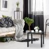 imageVINGLI Metal Patio Side Table Indoor Outdoor End Table 19 Patio Coffee Bistro Table Outdoor Patio Furniture Table
