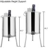 imageVINGLI New Electric 4 Frame Honey Extractor SeparatorFood Grade Stainless Steel Honeycomb Spinner Drum with Adjustable Height StandsBeekeeping Pro Extraction Apiary Centrifuge Equipment