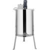 imageVINGLI New Electric 4 Frame Honey Extractor SeparatorFood Grade Stainless Steel Honeycomb Spinner Drum with Adjustable Height StandsBeekeeping Pro Extraction Apiary Centrifuge Equipment
