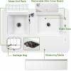 imageVINGLI Outdoor Folding Fish and Game Cleaning Table wSink Portable ampamp Durable Standard Garden Connection Upgraded Drainage Hose Stainless Steel Classic2 Sinkn Upgraded