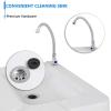 imageVINGLI Outdoor Folding Fish and Game Cleaning Table wSink Portable ampamp Durable Standard Garden Connection Upgraded Drainage Hose Stainless Steel Classic1 Sink Classic