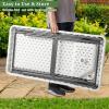 imageVINGLI Outdoor Folding Fish and Game Cleaning Table wSink Portable ampamp Durable Standard Garden Connection Upgraded Drainage Hose Stainless Steel Classic1 Sink Upgraded