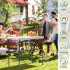 imageVINGLI Outdoor Folding Fish and Game Cleaning Table wSink Portable ampamp Durable Standard Garden Connection Upgraded Drainage Hose Stainless Steel Classic2 Sinkn Upgraded