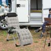 imageVINGLI Padded Zero Gravity Chair with Removable Cushion Outdoor Recliner Chair with Cup Holder Lawn Chair Padded Patio Lounger Chair