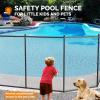 imageVINGLI Pool Fence 5Ft x 48Ft Swimming Pool Fence in Ground Pool Safety Fencing Black5x12 Feet