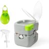 imageVINGLI Portable 53 Gallon Camping Toilet wCarrying BagLarge Capacity Tank for CampingBoatTruckGray