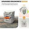 imageVINGLI Portable 53 Gallon Camping Toilet wCarrying BagLarge Capacity Tank for CampingBoatTruckGray