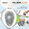 imageVINGLI Portable 53 Gallon Camping Toilet wCarrying BagLarge Capacity Tank for CampingBoatTruckGray