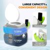imageVINGLI Portable 53 Gallon Camping Toilet wCarrying BagLarge Capacity Tank for CampingBoatTruckGray