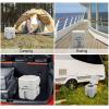imageVINGLI Portable 53 Gallon Camping Toilet wCarrying BagLarge Capacity Tank for CampingBoatTruckGray
