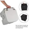 imageVINGLI Portable 53 Gallon Camping Toilet wCarrying BagLarge Capacity Tank for CampingBoatTruckGray