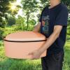 imageVINGLI Portable Toilet  Indoor Outdoor Commode wDetachable Inner Bucket ampamp Removable Paper Holder Lightweight ampamp Compact for Camping Boat Van Emergency Use GreyBrown