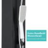 imageVINGLI Solar Heated Shower 93 Gallon Outdoor Shower with Shower Head and Foot Shower Tapfor Outdoor Backyard Poolside Beach Pool SpaBlack 93 Gallon106 Gallon  Hand Shower  Black