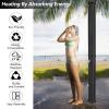 imageVINGLI Solar Heated Shower 93 Gallon Outdoor Shower with Shower Head and Foot Shower Tapfor Outdoor Backyard Poolside Beach Pool SpaBlack 93 Gallon93 Gallon
