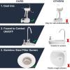 imageVINGLI Upgraded Portable Sink Rolling Hand Wash Basin Stand with Towel Holder ampamp Soap Dispenser ampamp Wheels Perfect for GardenCampingOutdoor EventsGatheringsWorksiteRVIndoorStandard