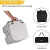 imageVINGLI Upgraded Portable Sink and Toilet Combo Selfcontained 5 Gal Hand Washing Station ampamp 53 Gal Flushing Toilet Perfect for CampingRVBoatRoad TripperCamper Detachable ampamp Lightweight