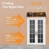 imageVINGLI Window Awning Door Canopy Exterior 40quot x 80quot Awnings for Doors Polycarbonate Cover Patio Door Awning Rain Snow Sunlight Protection Hollow Sheet Clear Board ampamp Black BracketBrown Board  Black Bracket