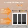 imageVINGLI Window Awning Door Canopy Exterior 40quot x 80quot Awnings for Doors Polycarbonate Cover Patio Door Awning Rain Snow Sunlight Protection Hollow Sheet Clear Board ampamp Black BracketClear Board  Black Bracket