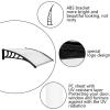 imageVINGLI Window Awning Door Canopy Exterior 40quot x 80quot Awnings for Doors Polycarbonate Cover Patio Door Awning Rain Snow Sunlight Protection Hollow Sheet Clear Board ampamp Black BracketBlack bracketTransparent Sheet